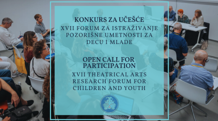 Позив за предлоге учесника за 17. Форум за истраживање позоришне уметности за децу и младе Суботица