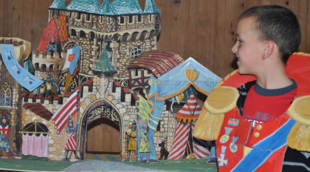 An entire universe made from cardboard 