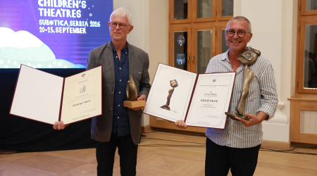 Uručenjem nagrada Todoru Valovu i Gunaru Hornu svečano otvoren 33.  Međunarodni festival pozorišta za decu Subotica